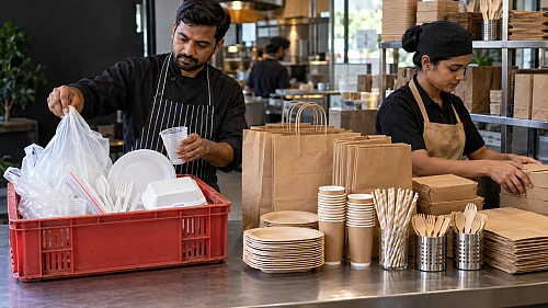 Square Bottom vs. V-Bottom Paper Bags—Aapke business ke liye konsa sahi hai