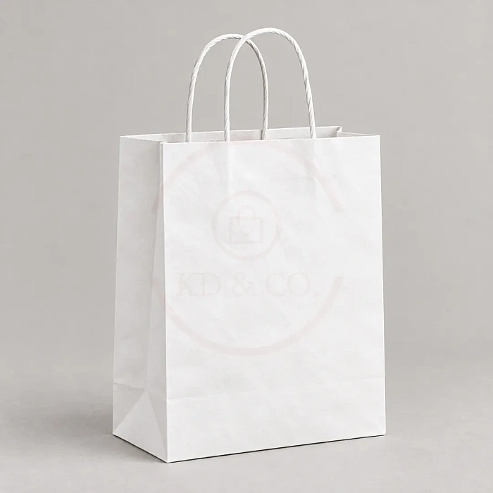 White Kraft Paper Bags – KD & Co.